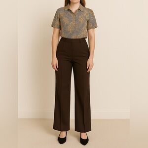 Salvatore Ferragamo Brown Trousers